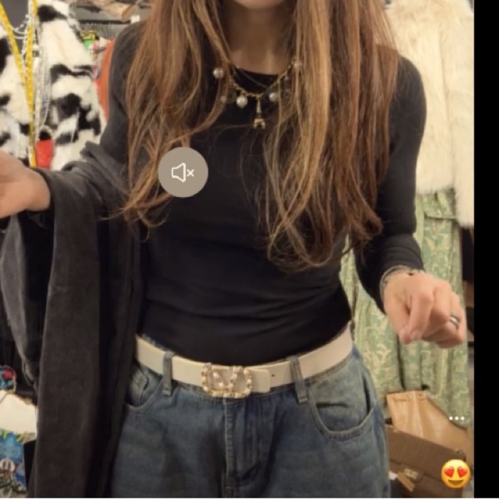 Fabulous Vegan Leather Gold Buckle Detail Belt